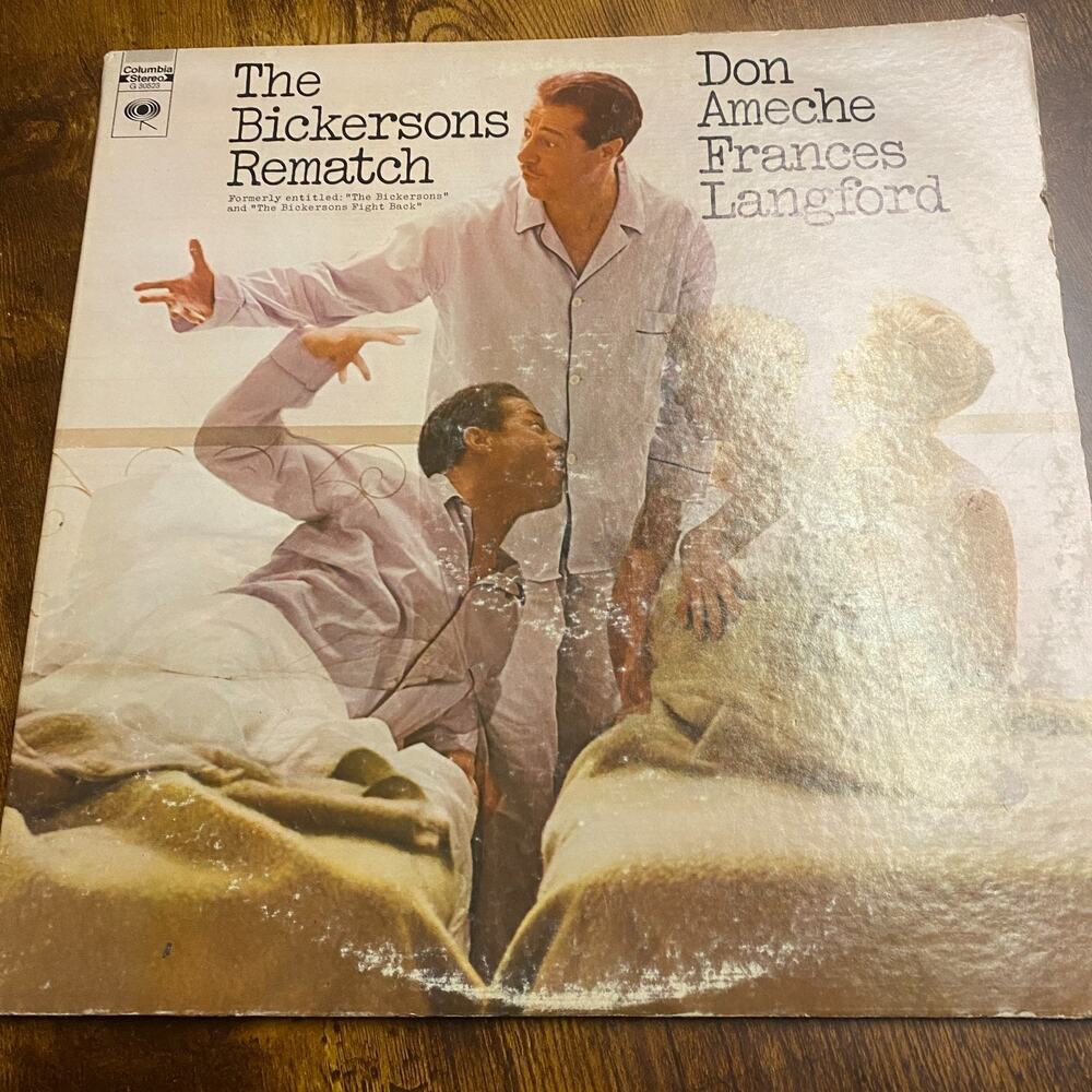 The Bickersons Rematch Don Ameche Frances Langford LP 1962 [Columbia 30523]